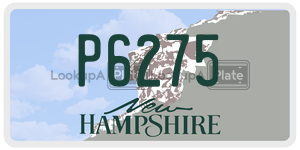 P6275  license plate in NH