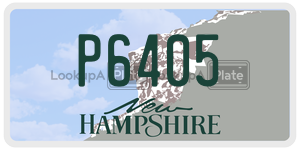 P6405  license plate in NH