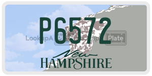 P6572  license plate in NH