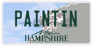 PAINTIN  license plate in NH