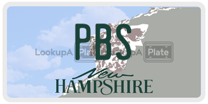 PBS  license plate in NH
