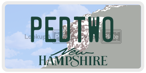 PEDTWO  license plate in NH