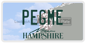 PEGME  license plate in NH