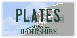 PLATES  license plate in NH