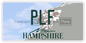 PLF  license plate in NH