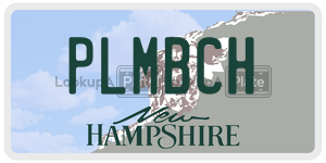 PLMBCH  license plate in NH