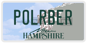 POLRBER  license plate in NH