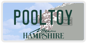 POOLTOY  license plate in NH