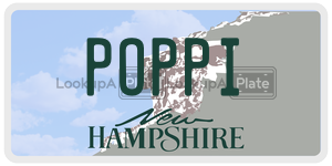 POPPI  license plate in NH