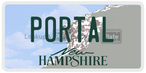 PORTAL  license plate in NH