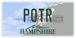 POTR  license plate in NH