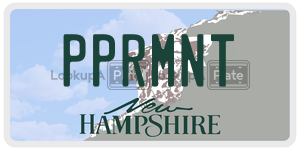 PPRMNT  license plate in NH