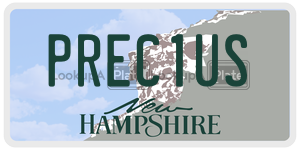 PREC1US  license plate in NH