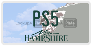 PS5 license plate in New Hampshire