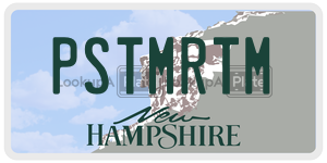 PSTMRTM  license plate in NH