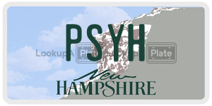 PSYH  license plate in NH