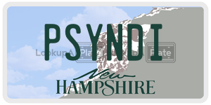 PSYNDI  license plate in NH