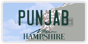 PUNJAB  license plate in NH