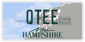 QTEE  license plate in NH