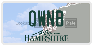 QWNB  license plate in NH