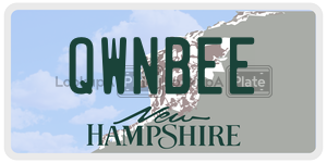 QWNBEE  license plate in NH