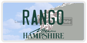 RANGO  license plate in NH