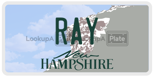 RAY  license plate in NH