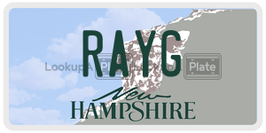 RAYG  license plate in NH