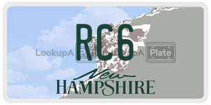 RC6  license plate in NH