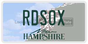 RDSOX license plate in New Hampshire