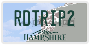 RDTRIP2  license plate in NH