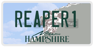 REAPER1  license plate in NH