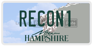 RECON1  license plate in NH