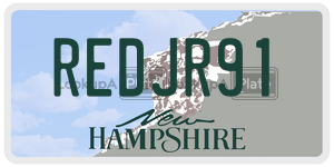 REDJR91  license plate in NH