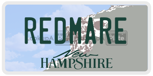 REDMARE  license plate in NH