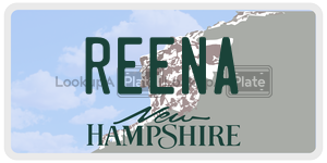 REENA  license plate in NH