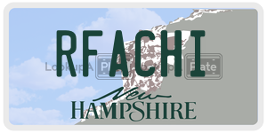RFACHI  license plate in NH