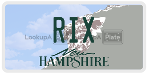 RIX  license plate in NH