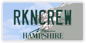 RKNCREW  license plate in NH