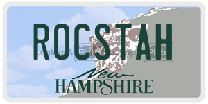 ROCSTAH  license plate in NH