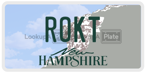 ROKT  license plate in NH