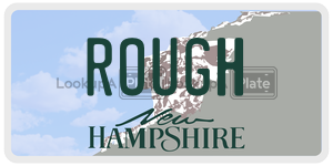 ROUGH  license plate in NH