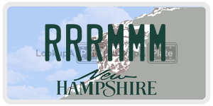 RRRMMM  license plate in NH