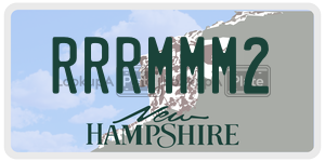 RRRMMM2  license plate in NH