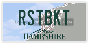 RSTBKT  license plate in NH