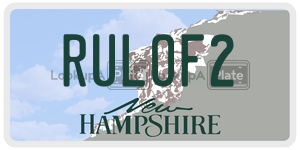 RULOF2  license plate in NH