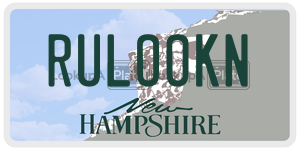 RULOOKN  license plate in NH