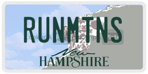 RUNMTNS  license plate in NH