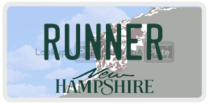 RUNNER  license plate in NH