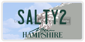 SALTY2  license plate in NH